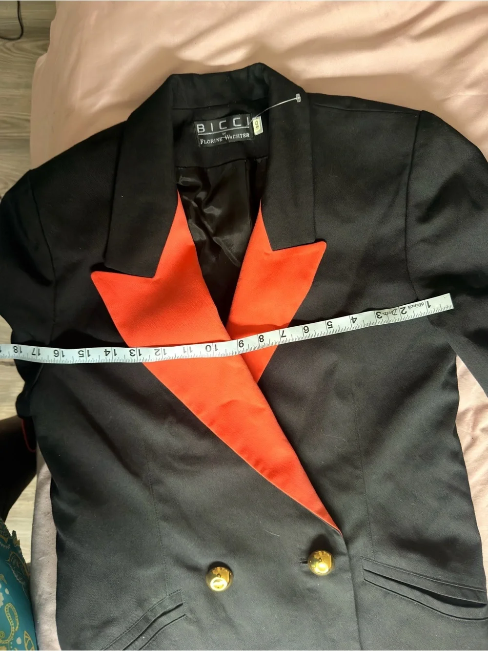 Black and Pink Women's Blazer